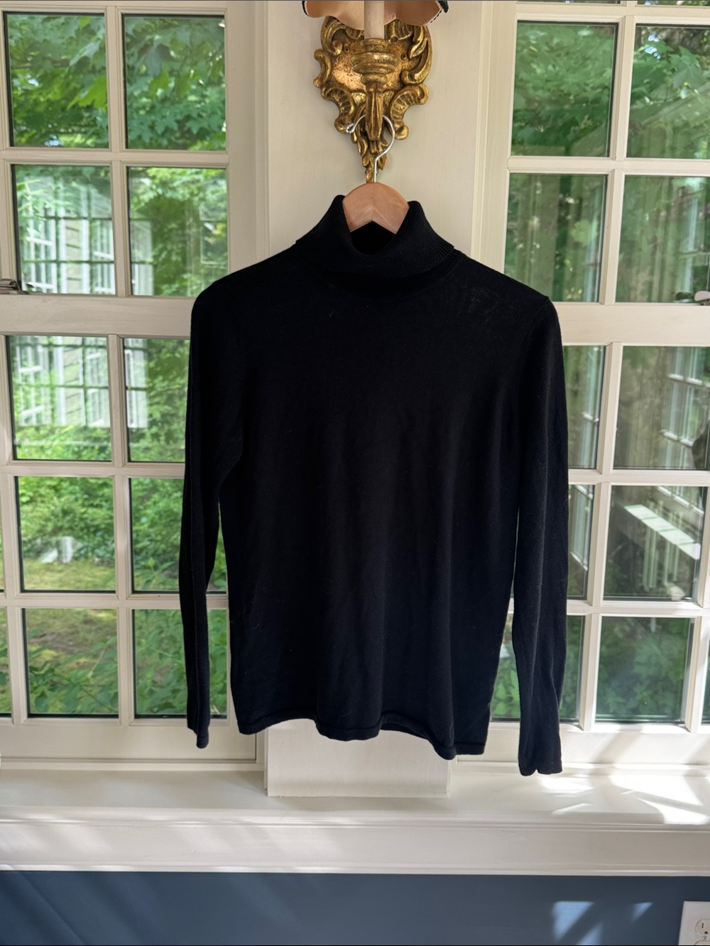 Ralph Lauren Black Wool Turtleneck